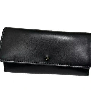 NEW Kate Spade NEW YORK S/M Black Leather Travel Everyday Belt Bag Fanny Pack